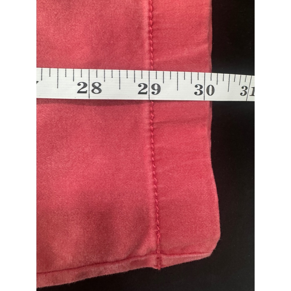 Tommy Bahama Pants Mens Size 42x30 Flat Front Chino Faded Red Pink Straight Leg - Picture 12 of 12